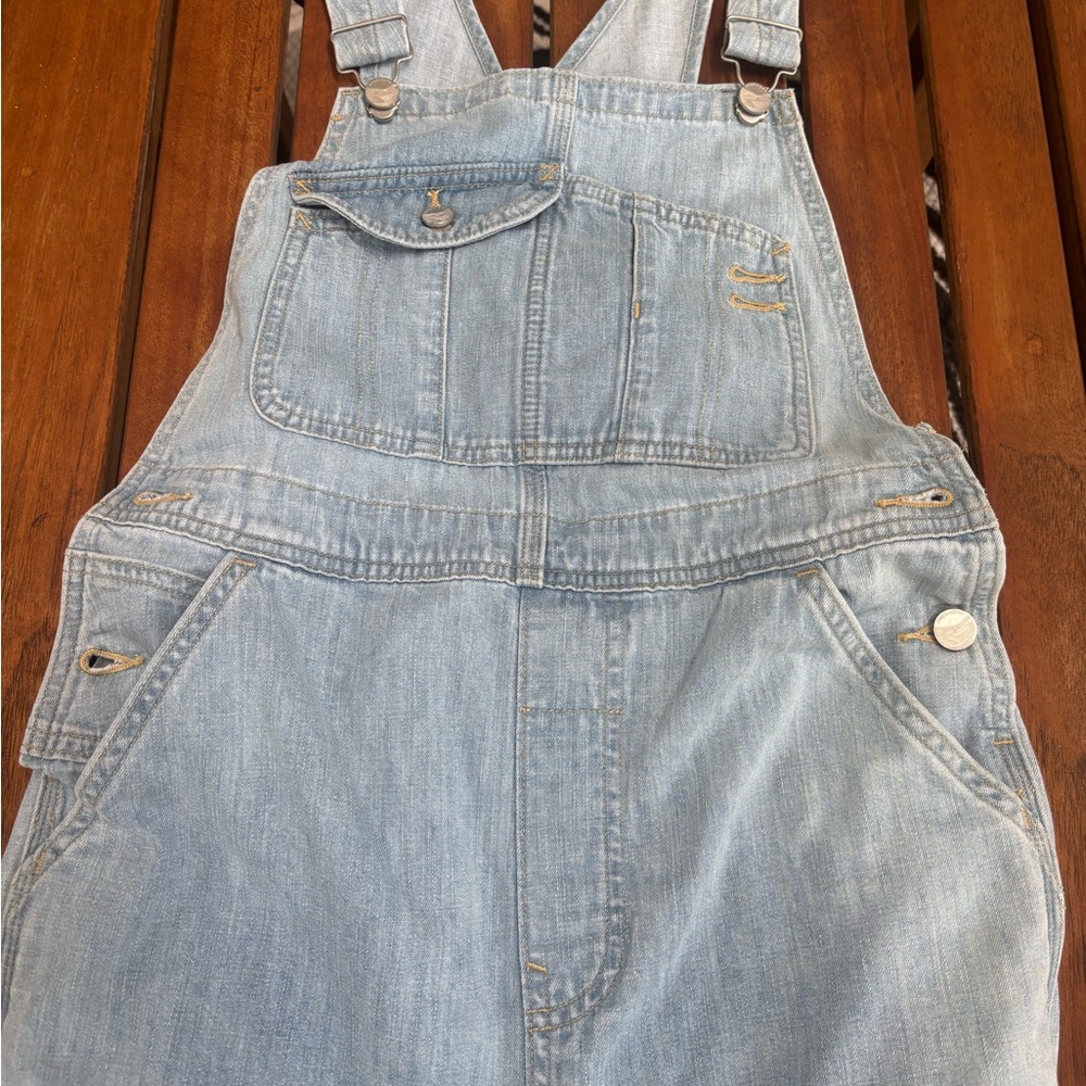 Outerknown voyager 90s Light Wash Denim Overalls